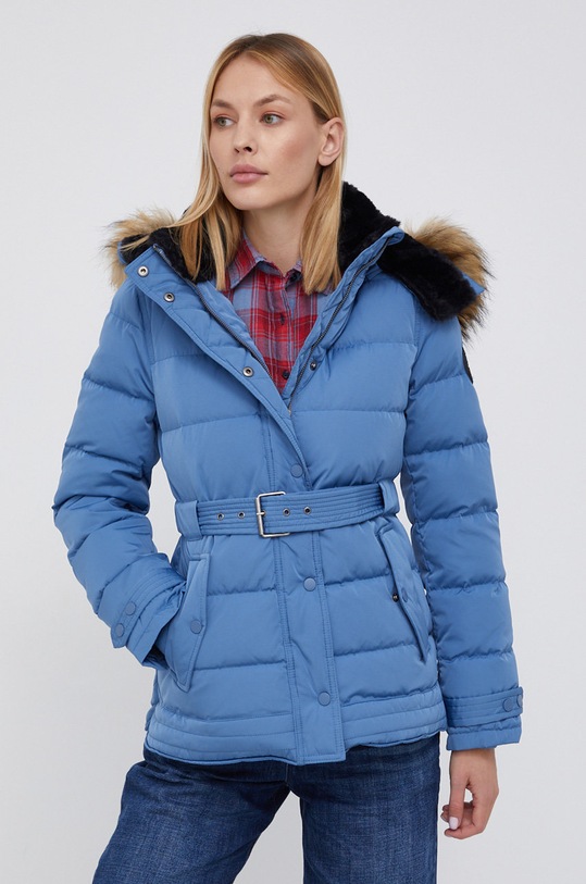 Pepe Jeans kurtka puchowa FRIDA pozostałe fioletowy PL401962.543