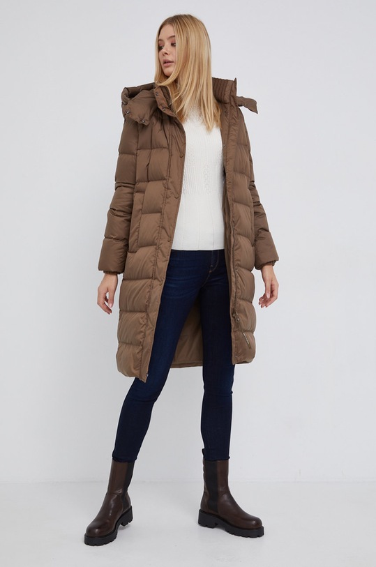 Marc O'Polo Kurtka puchowa 109032971071 brązowy AW21