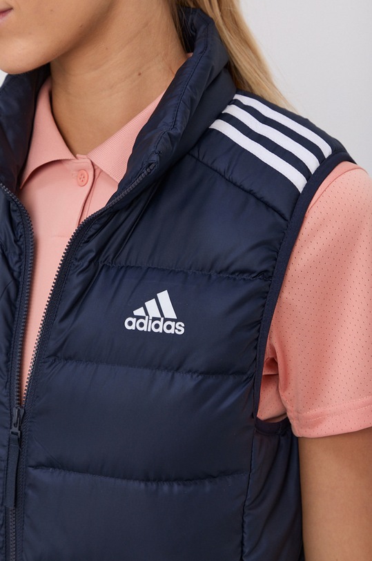 Αθλητικό πουπουλένιο γιλέκο adidas Performance GT9137 σκούρο μπλε