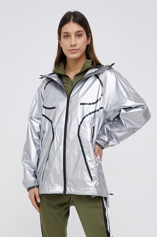 adidas by Stella McCartney rövid kabát GU1607 nem szigetelt ezüst GU1607