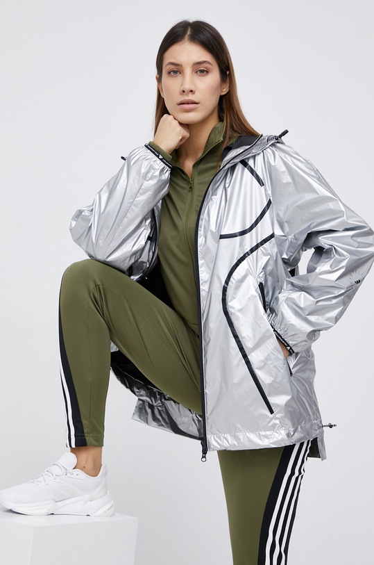 adidas by Stella McCartney rövid kabát GU1607 ezüst GU1607