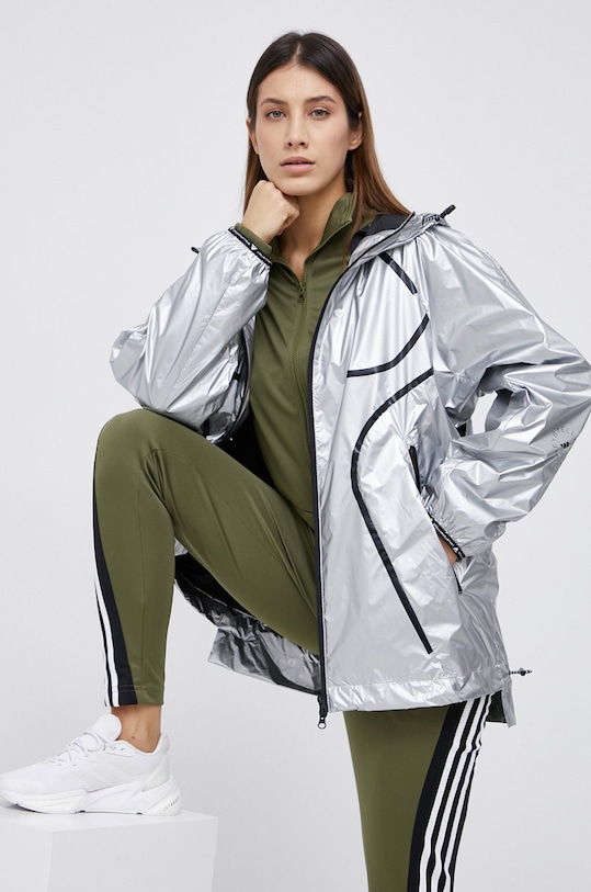 adidas by Stella McCartney rövid kabát GU1607 ezüst GU1607