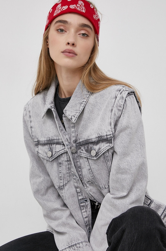 Джинсова куртка Noisy May джинс сірий 27017385.LightGreyD