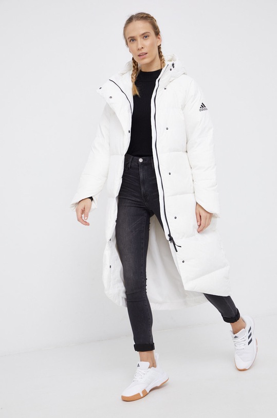 adidas Performance kurtka puchowa GQ2509 biały AW21