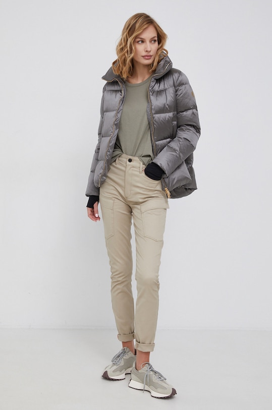 Péřová bunda People of Shibuya NUJOPM835 šedá AW21