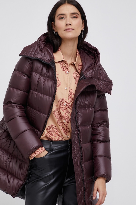 Péřová bunda Hetrego burgundské 8L715