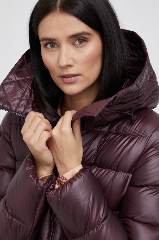 Péřová bunda Hetrego 8L715 burgundské