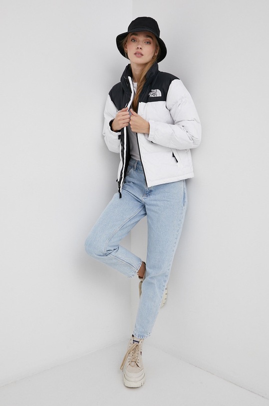 Дрехи Пухено яке The North Face NF0A3XEOFN41 бял