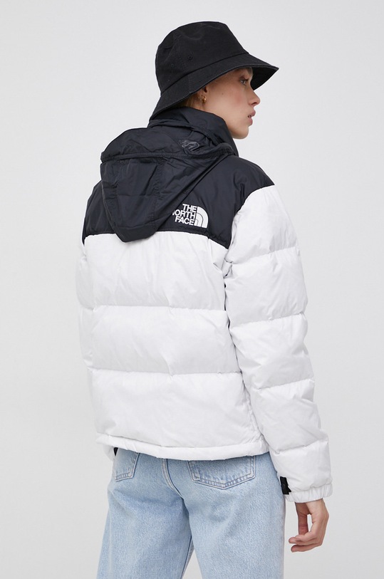 Пухено яке The North Face бял NF0A3XEOFN41
