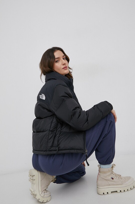 The North Face geaca de puf W 1996 Retro Nuptse Jacket cu captuseala negru NF0A3XEOLE41
