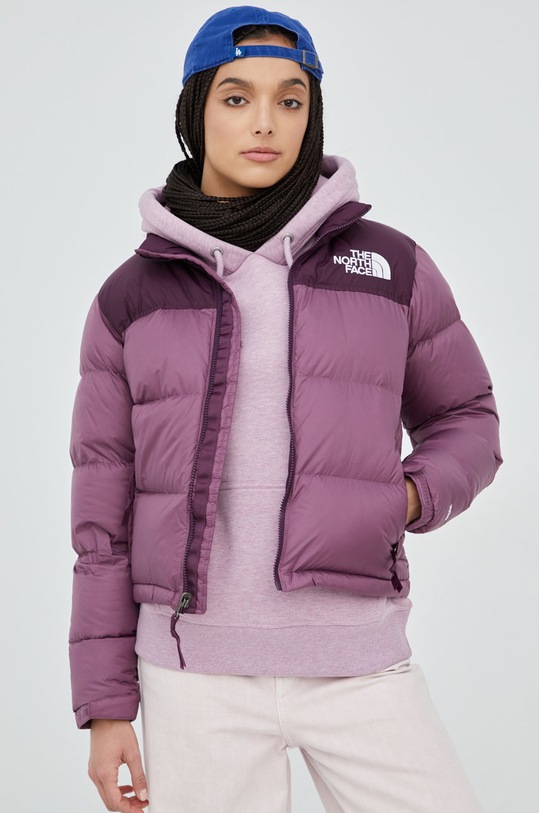 Péřová bunda The North Face W 1996 Retro Nuptse Jacket NF0A3XEO18S1 fialová AW21