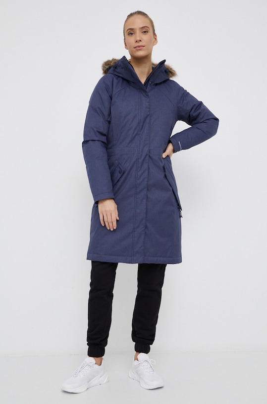 Columbia Parka puchowa granatowy 1956233