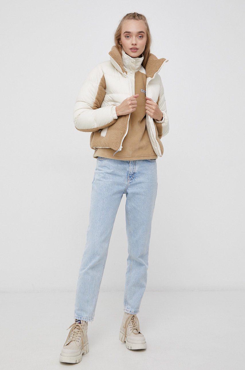 Columbia - Μπουφάν Leadbetter Point Sherpa 1955243 μπεζ AW23