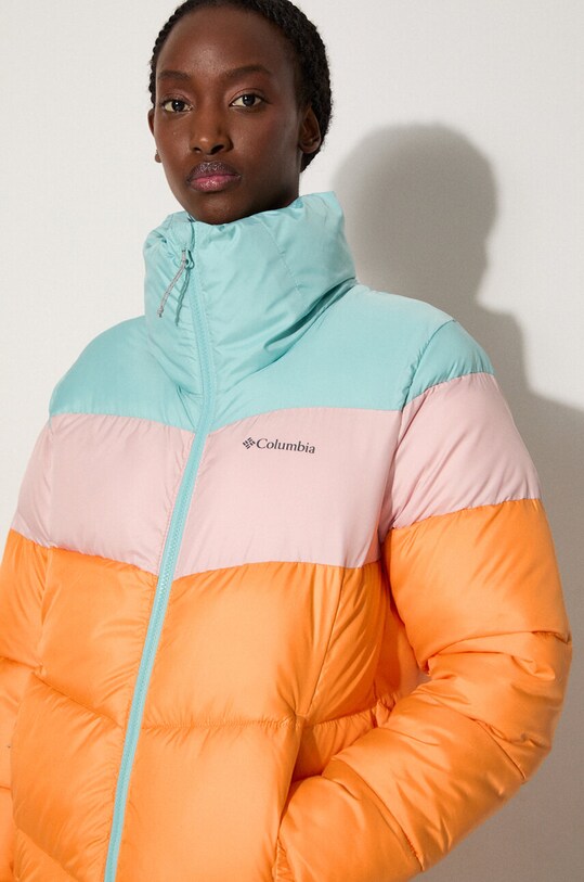 Jakna Columbia Puffect Puffect Color Block Jkt narančasta 1955101