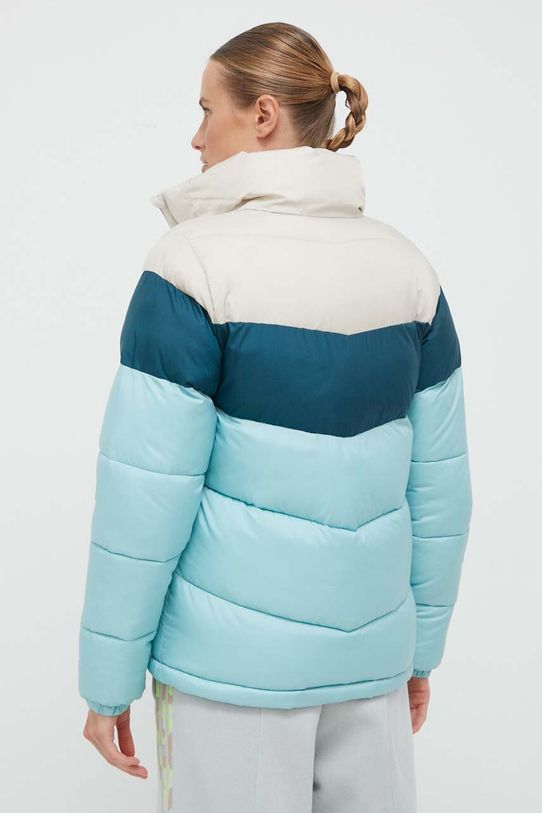 Oblečení Bunda Columbia Puffect Color Block Jkt 1955101 tyrkysová