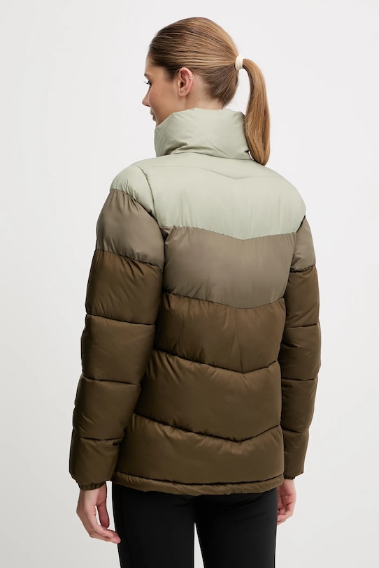 Odzież Columbia kurtka Puffect Color Block Jkt 1955101 zielony