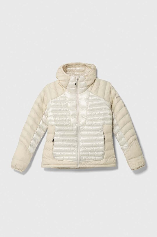 Bunda Columbia W Labyrinth Loop Hooded jemné zateplenie béžová 1955323