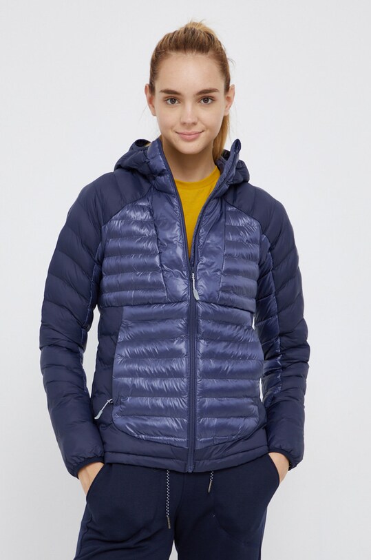 Bunda Columbia W Labyrinth Loop Hooded jemné zateplenie tmavomodrá 1955323