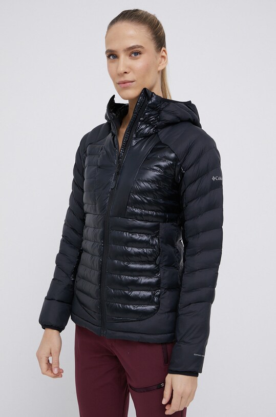 Columbia geacă W Labyrinth Loop Hooded Jacket cu captuseala negru 1955323