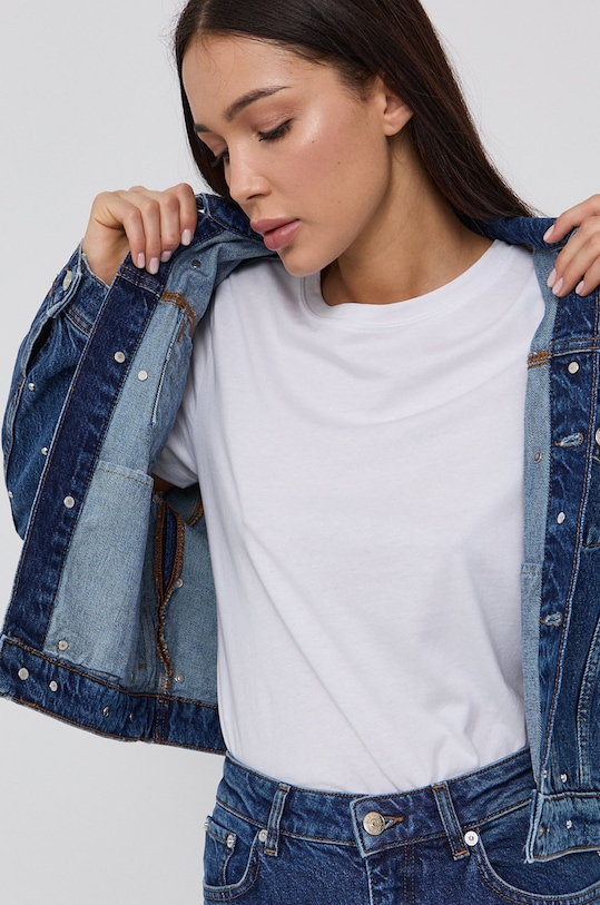 The Kooples Kurtka jeansowa FBLO23000J