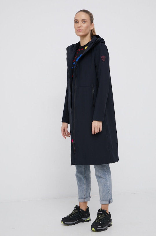 Куртка Rossignol з капюшоном чорний RLJWJ49