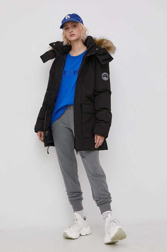 Bunda Superdry zateplené čierna W5010973A.02A