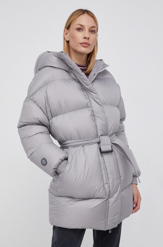 Fluff Kurtka puchowa pozostałe szary military.women.jacket