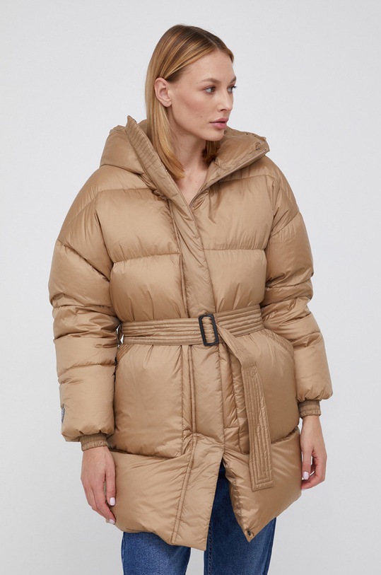 Fluff Kurtka puchowa beżowy military.women.jacket