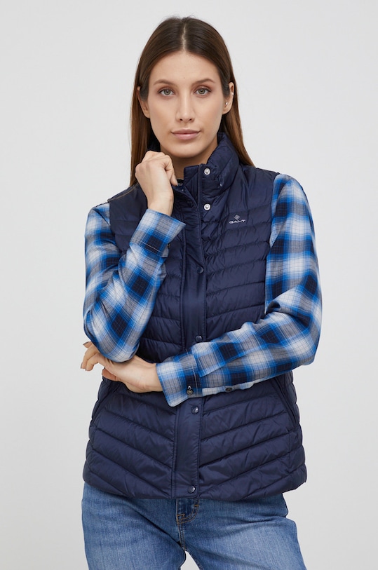 Péřová vesta Gant přechodné námořnická modř 4700130