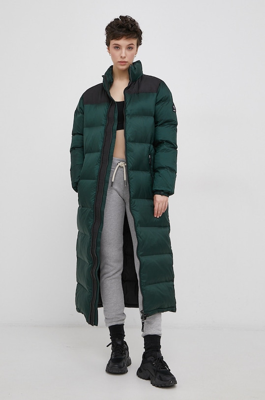 Péřová bunda Superdry s podšívkou zelená W5011054A.VZ7