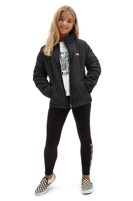 Dječja jakna Vans VN0A53PLBLK1 crna AW21