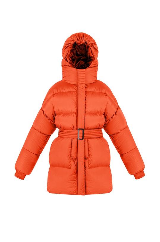 Fluff Kurtka puchowa dziecięca pozostałe pomarańczowy Military.jacket