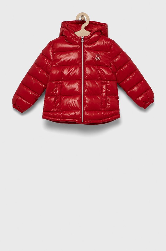 United Colors of Benetton geaca copii cu captuseala rosu 2EO053ND0