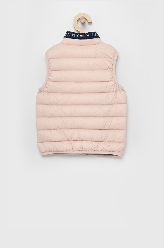 Dětská péřová vesta Tommy Hilfiger KS0KS00170.4890 růžová AW21
