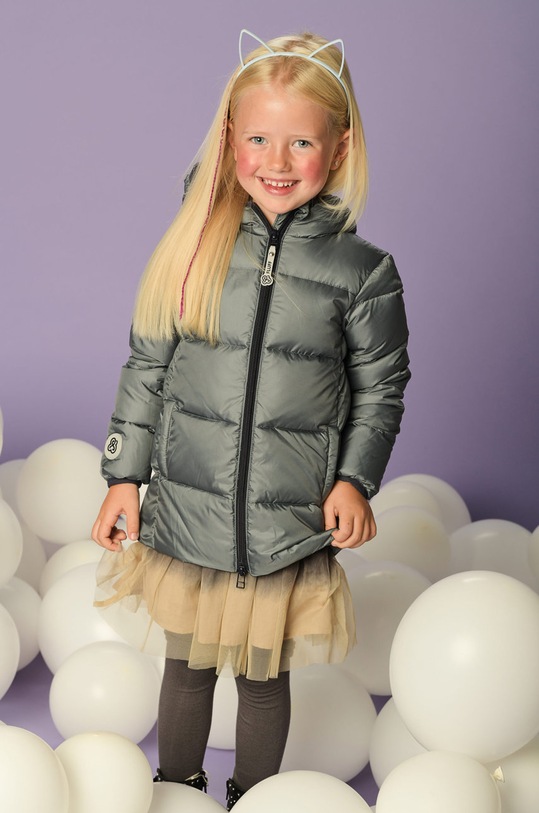 Fluff Kurtka puchowa dziecięca pozostałe szary Big.Puffer.jacket