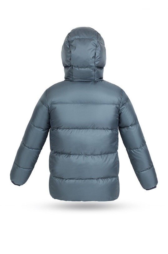 Fluff Kurtka puchowa dziecięca szary Big.Puffer.jacket