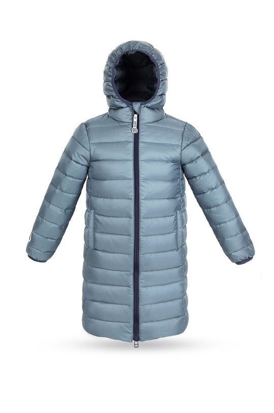 Fluff Geacă de puf pentru copii cu captuseala gri coat