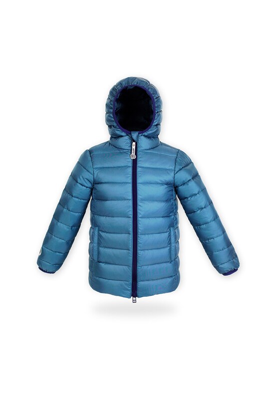 Fluff Kurtka puchowa dziecięca jacket niebieski AW21