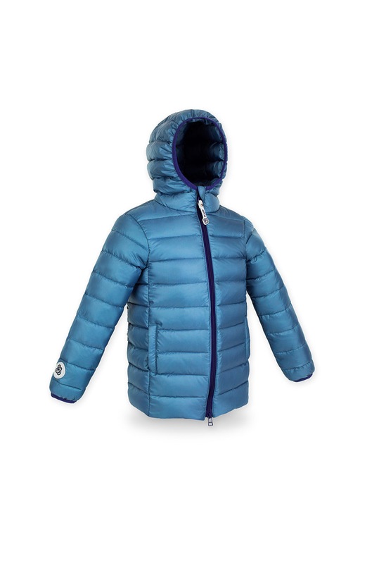 Chłopiec Fluff Kurtka puchowa dziecięca jacket niebieski