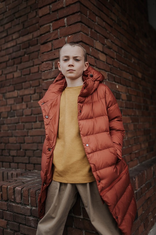 Fluff Kurtka puchowa dziecięca Two.lengths.coat różowy AW21