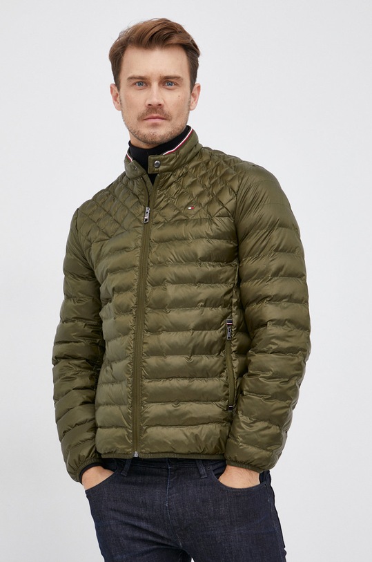 Tommy Hilfiger Kurtka bez kaptura zielony MW0MW19677.4890