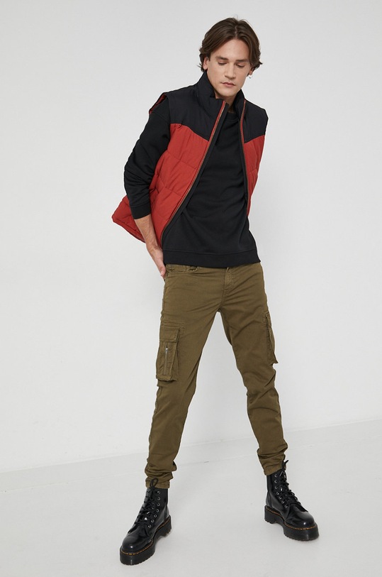 Tom Tailor Bezrękawnik 1026741.26006 bordowy AW21