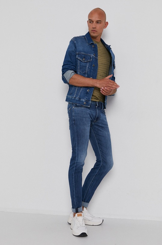 Džínová bunda Pepe Jeans PM400908HI4.000 námořnická modř AW21