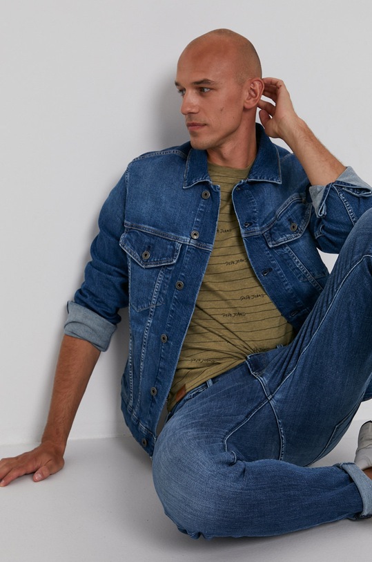 Džínová bunda Pepe Jeans námořnická modř PM400908HI4.000