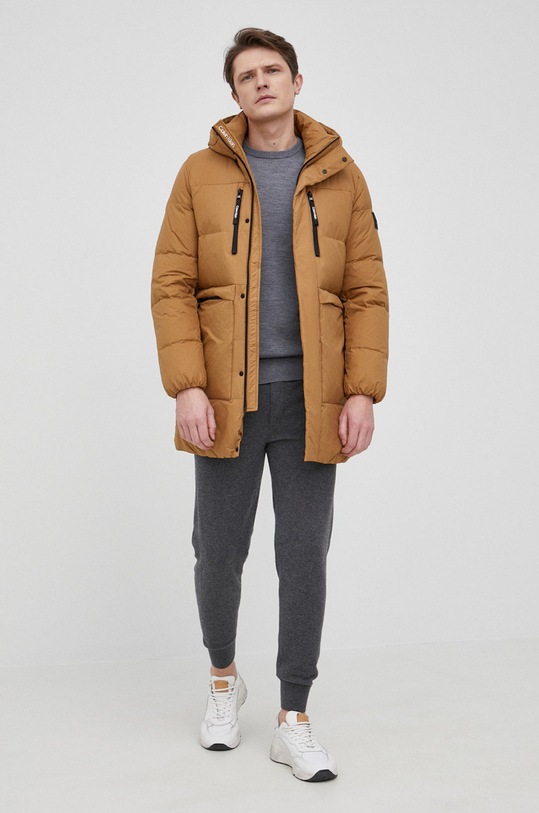 Calvin Klein Kurtka puchowa K10K107489.4890 brązowy AW21