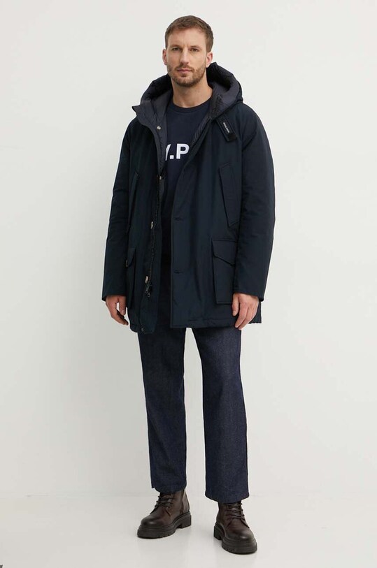 Пухена парка Woolrich ARCTIC CFWOOU0483MRUT0001 тъмносин AW22