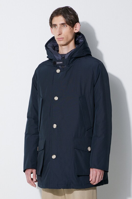 Woolrich parka puchowa ARCTIC granatowy CFWOOU0483MRUT0001