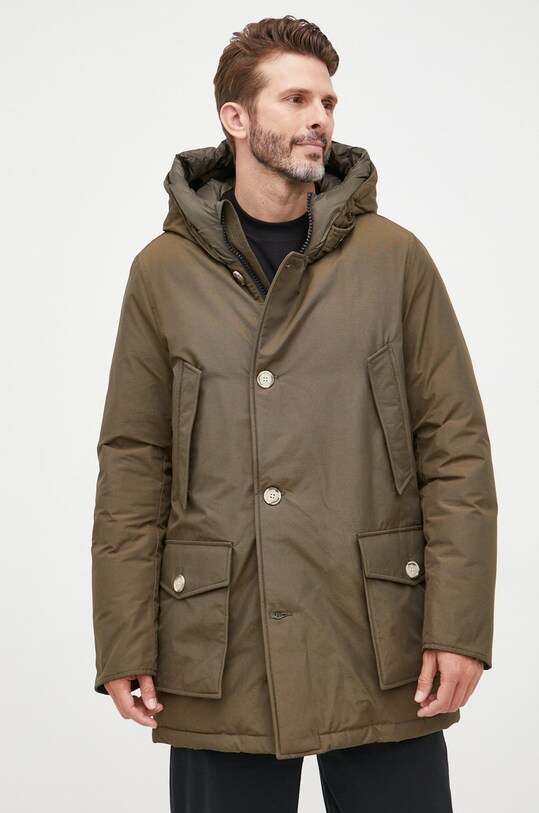 Woolrich piumino parka ARCTIC foderato verde CFWOOU0483MRUT0001