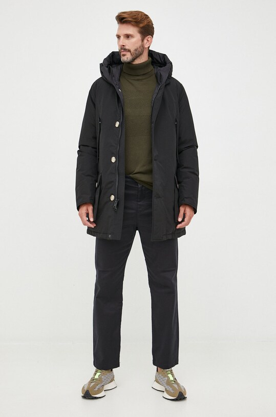 Woolrich down parka ARCTIC CFWOOU0483MRUT0001 black AW22