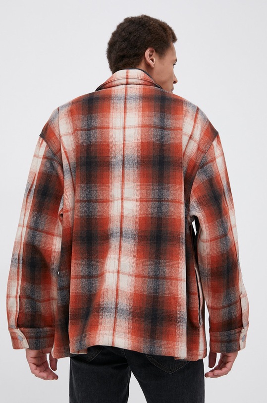 Oblečení Košile s příměsí vlny Levi's A0681.0001 oranžová